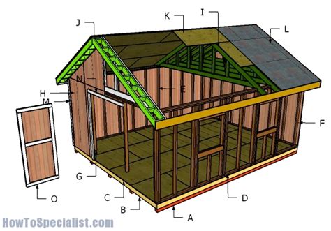 24x24 Gable Shed Roof Plans MyOutdoorPlans, 59% OFF