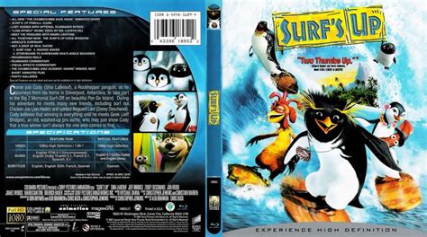 Surf's Up - Movie Blu-Ray Scanned Covers - Surf s Up - Bluray Custom f :: DVD Covers