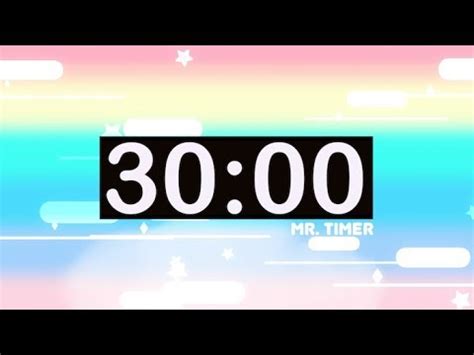 30 Minute Countdown Timer with Music for Kids - YouTube