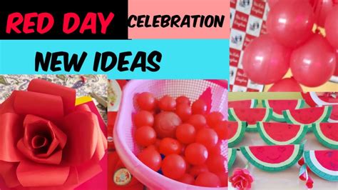 RED DAY at SCHOOL|Playhome|Kindergarten|Tips and ideas for Preschool teachers Colour day ...