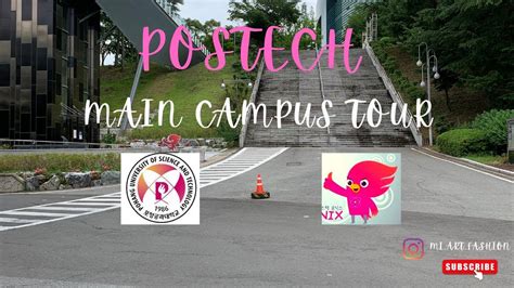 POSTECH Main Campus Tour + inside the STUDENT UNION bldg || PLACES || # ...