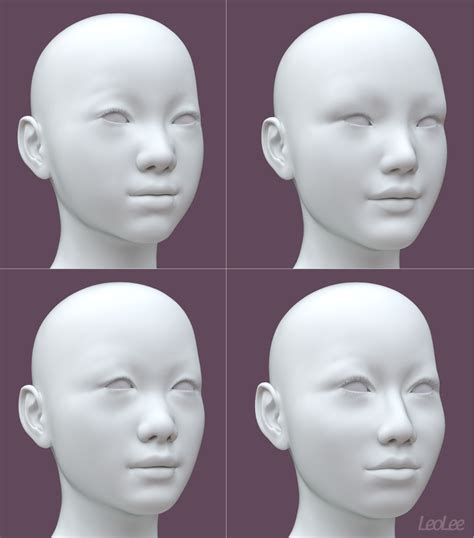 Chinese Face and Body Shapes for Genesis 3 and 8 Female | Daz 3D