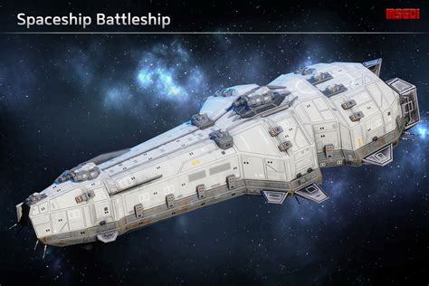 Spaceship Battleship | 3D 宇宙船 | Unity Asset Store