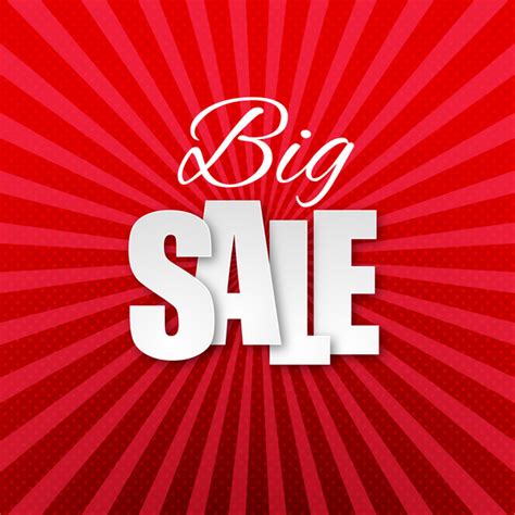 Red big sale background Free vector in Adobe Illustrator ai ( .ai ) vector illustration graphic ...