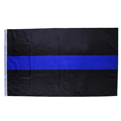 1pcs 90*150cm Flag BlueLine USA Police Flag American Thin Blue and Black Striped Flag Banner-in ...