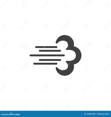 Gust of Wind Blow Vector Icon Stock Vector - Illustration of blow, forecast: 166381626