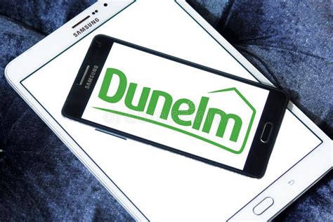 Dunelm Group retailer logo editorial stock photo. Image of samsung - 121597033