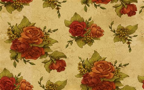Floral Vintage Wallpaper Vector Seamless Background S - vrogue.co