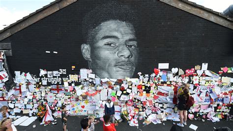 Marcus Rashford mural graffiti 'not racial,' police say | UK News | Sky ...