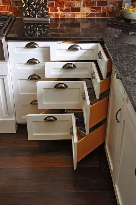 List Of Corner Kitchen Cabinet Drawers For Small Space | Home ...