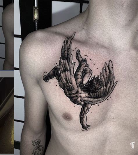 50 Best Angel Tattoos For Men: Ideas And Designs 2024 | FashionBeans