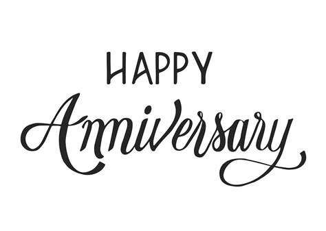 Happy anniversary typography design illustration | Free Vector - rawpixel