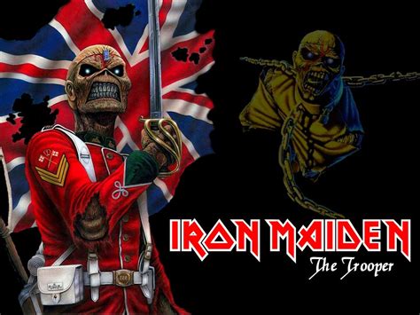 Iron Maiden Album Covers, Iron Maiden Albums, Iron Maiden The Trooper, Eddie The Head, Iron ...