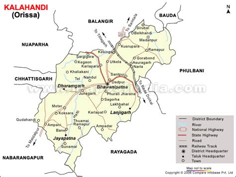 Incredible Kalahandi: Map Of Kalahandi