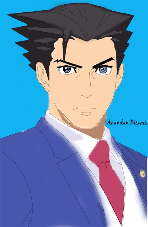 My first Digital Fan Art of Phoenix Wright : r/AceAttorney