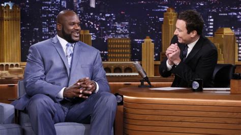 Shaq wears much bigger suits than Jimmy Fallon (VIDEO) - NBC Sports