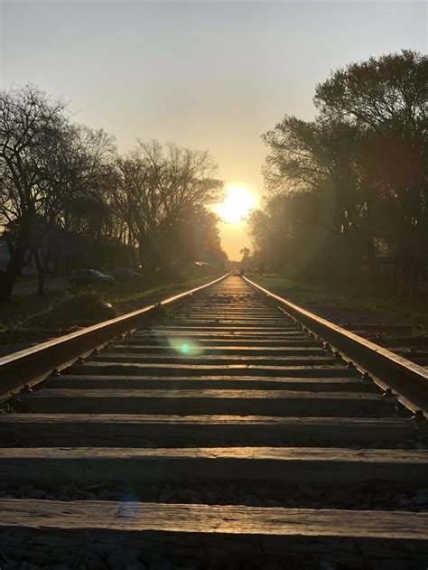 sunset on the train tracks : r/sunset