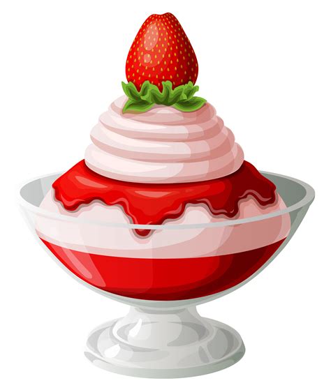 Strawberry Ice Cream Clip Art – Cliparts