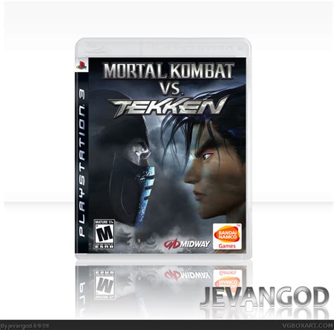 Mortal Kombat Vs. Tekken PlayStation 3 Box Art Cover by jevangod