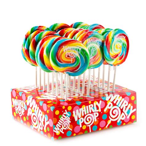 Rainbow Swirl Whirly Pops • Lollipops & Suckers • Bulk Candy • Oh! Nuts®