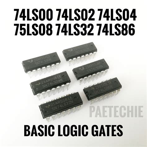 1pc IC 74LS00 74LS02 74LS04 74LS08 74LS32 74LS86 Low Power Schottky Logic Gates SN74LS00N ...