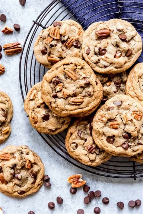 Pecan Chocolate Chip Cookies - House of Nash Eats