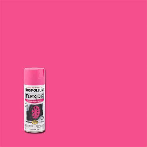 Rust-Oleum FlexiDip 11 oz. Bright Pink Spray Paint (6-Pack)-283178 - The Home Depot