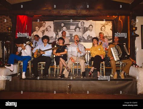 Traditional Greek band in nightclub, Athens, Greece Stock Photo - Alamy