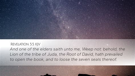 Revelation 5:5 KJV Desktop Wallpaper - And one of the elders saith unto ...