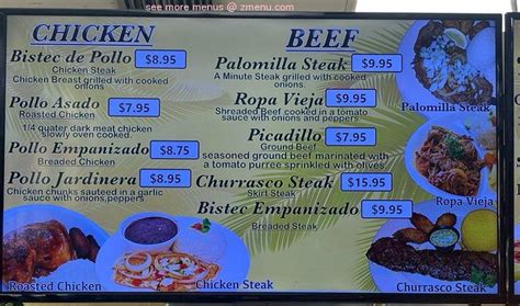 Online Menu of LA VINA CUBAN CAFE Restaurant, Pompano Beach, Florida ...