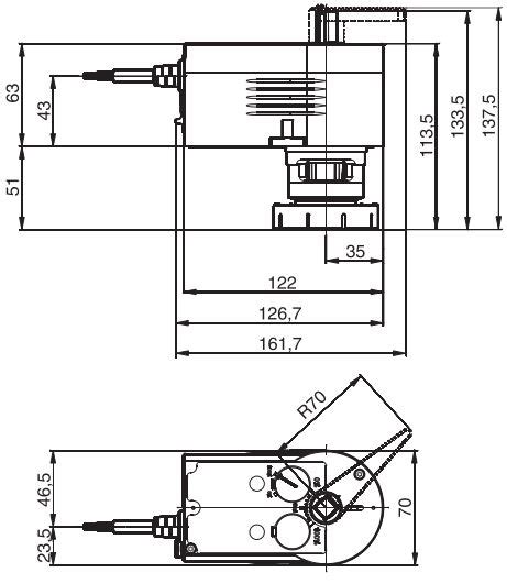 Rotary Actuator, 4-8 Nm On Fr. Sauter AG