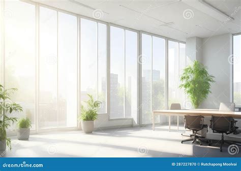 Modern Contemporary Office and Meeting Room Stock Illustration ...