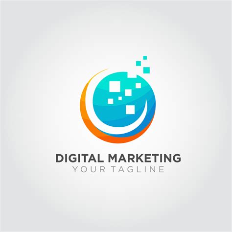 Digital Marketing logo design vector. Suitable for your business logo 5324411 Vector Art at Vecteezy
