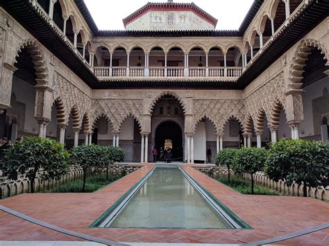 Seville,spain,alcazar,islamic architecture,courtyard - free image from needpix.com