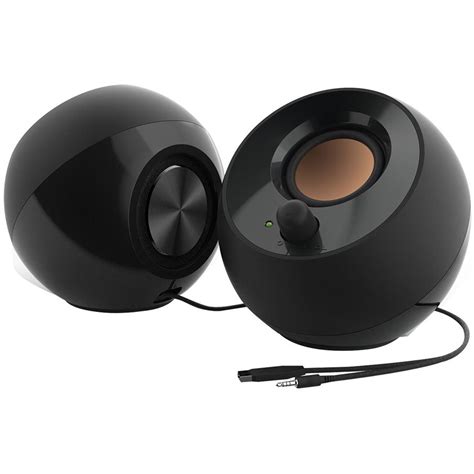 Creative Pebble 2.0 Speaker System - 4.40 W RMS - Black - Walmart.com