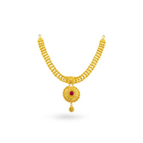 Charming Gold Necklace - Ganapati Jewellers Nepal