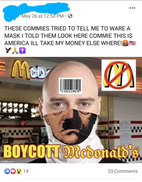 BOYCOTT McDonald's : r/insanepeoplefacebook