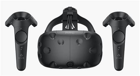 Htc Vive Vr Headset - Vr Headset With Controllers, HD Png Download ...