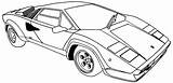 Printable Sports Car Coloring Pages sketch template