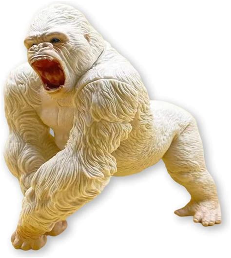 Buy KinSanCup Gorilla Godzilla Vs Kong Large Albino Gorilla Toys King Kong White Realistic Hand ...