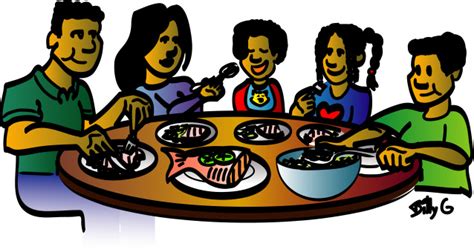 Family meal clipart | Clipart Panda - Free Clipart Images