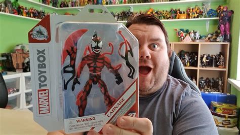 Marvel Toybox CARNAGE Disney Infinity Inspired Action Figure Review - YouTube