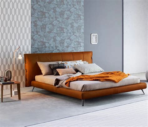 Latest fashionable italian leather bed frame designs | My Aashis