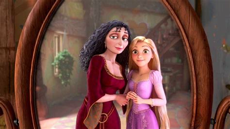 Mother Gothel and Rapunzel