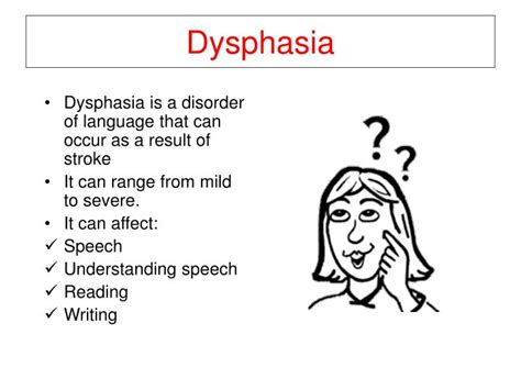 PPT - Dysphasia PowerPoint Presentation - ID:1384780