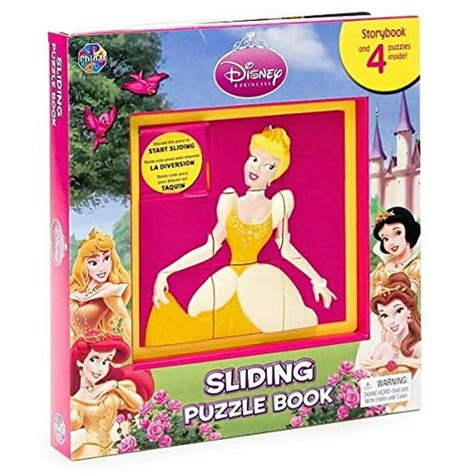 Disney Princess Sliding Puzzle Book Hardcover Book - Walmart.com