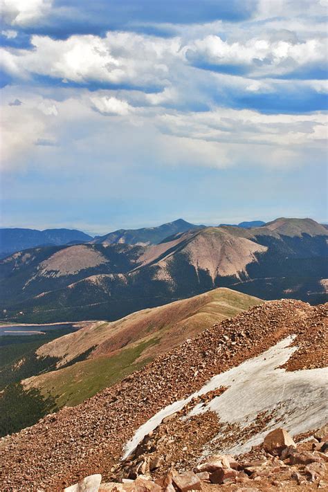 View From Pikes Peak Summit Photograph by Gregory Scott