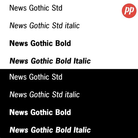 Proof Positive Ltd - News Gothic