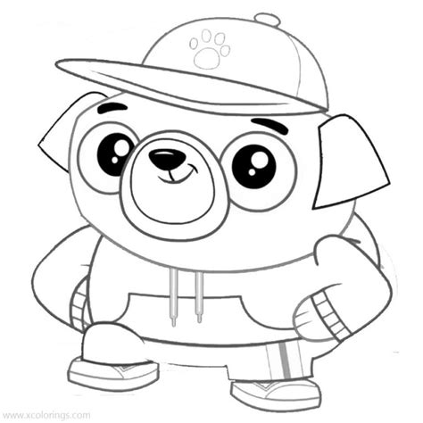 Chip and Potato Coloring Pages Characters - XColorings.com