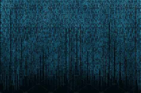 Digital blue matrix background | Technology Stock Photos ~ Creative Market